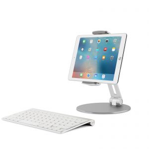 ขาตั้งอัลลอยไอแพดฐานกลม Adjustable iPad, Phone & Tablet Stand for 4-14inch