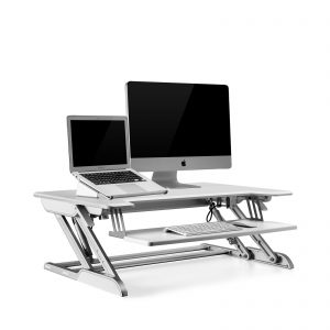 โต๊ะทำงาน Aluminum Made Sit-standing Desk Converter