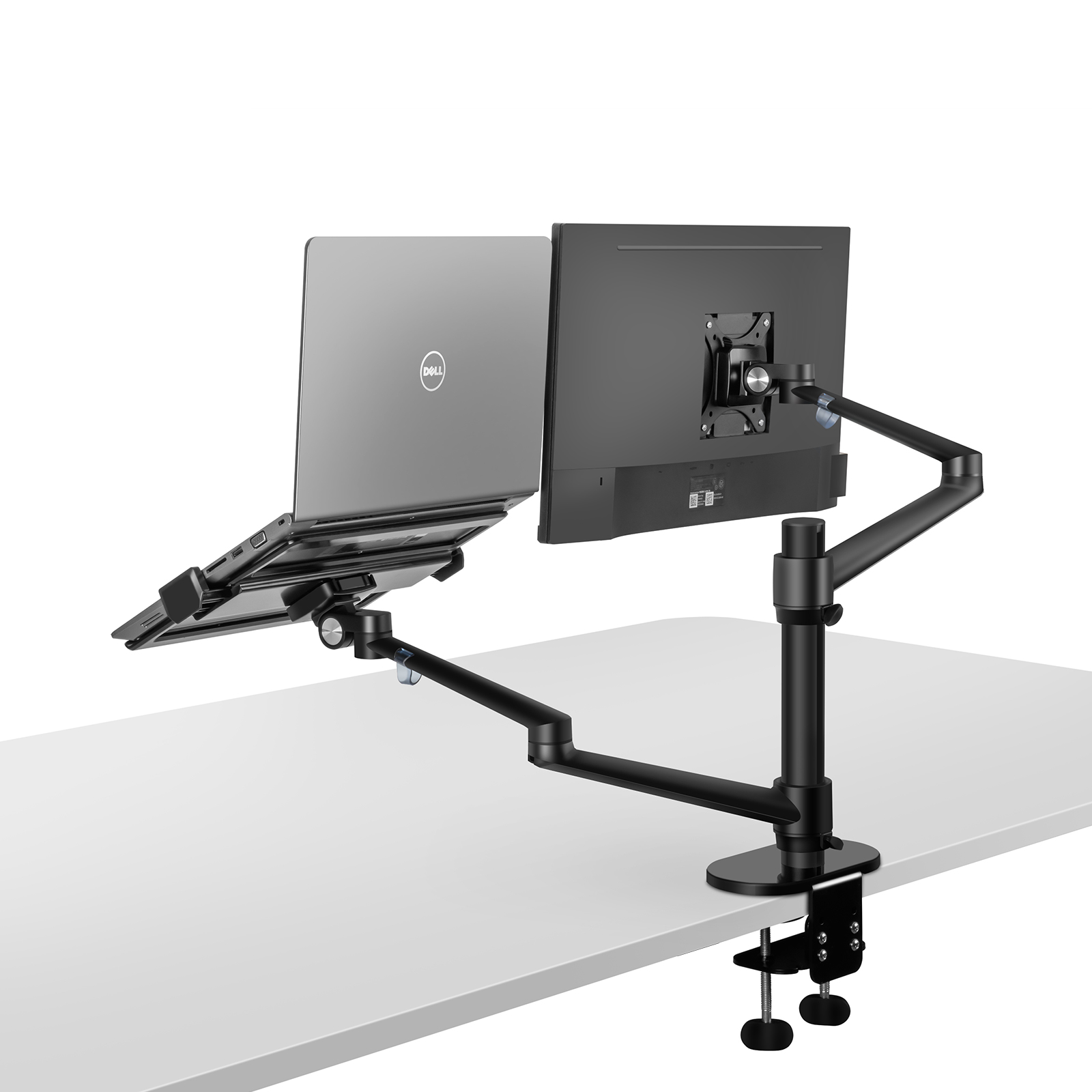 ขายึดจอและโน๊ตบุ๊ค Monitor and Laptop Desk Mount Modern Ego